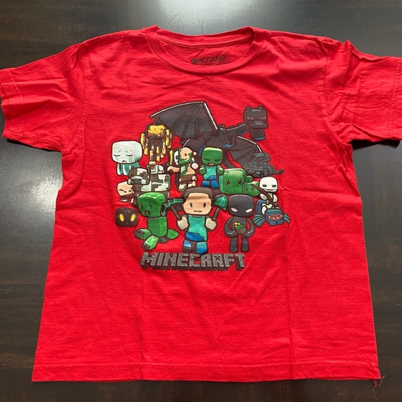 Official Minecraft Product and Designed By JINX  Boys Shirt Size M(8) - Picture 2 of 6